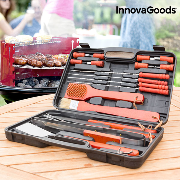 Barbecue Accessory Case (18 Pieces) 